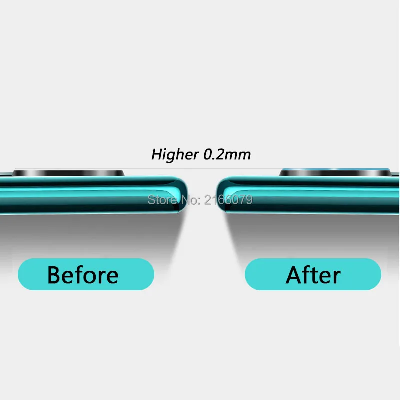 

10 Sets/Lot For Huawei nova 2s 6.0" Rear Camera Lens Protective Protector Cover Soft Tempered Glass Film Guard