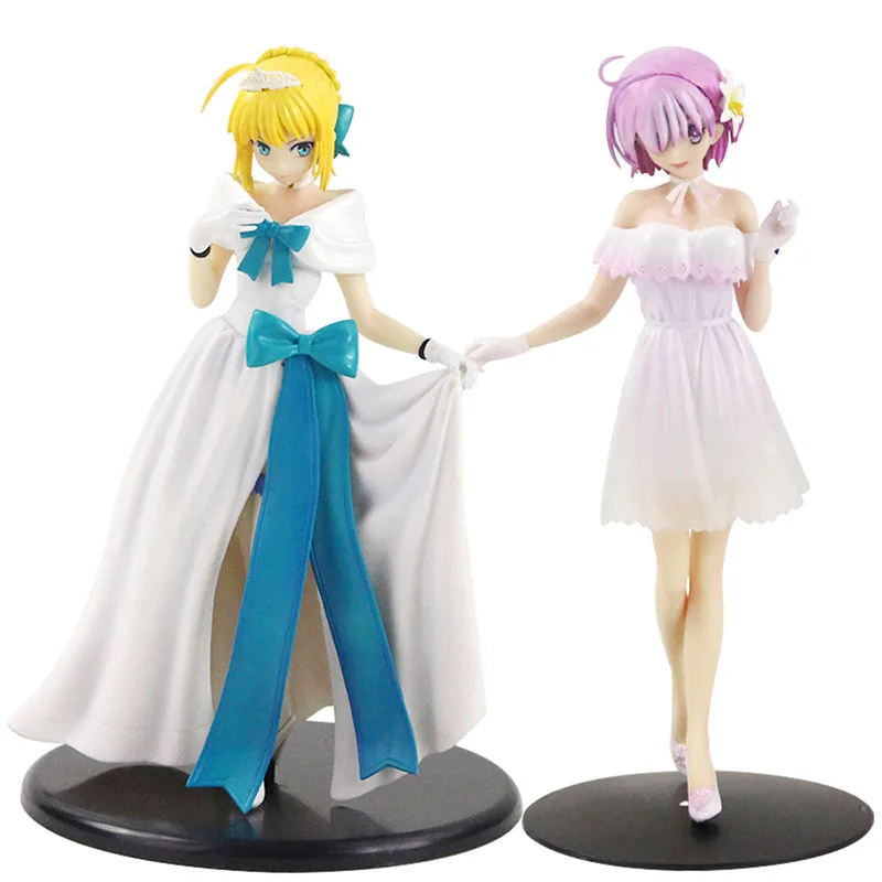 Fate Grand Order экшн фигурка Mash Kyrielight Saber Heroic Spirit официальное платье Ver. Масштаб | Игровые фигурки и трансформеры -4000584595557