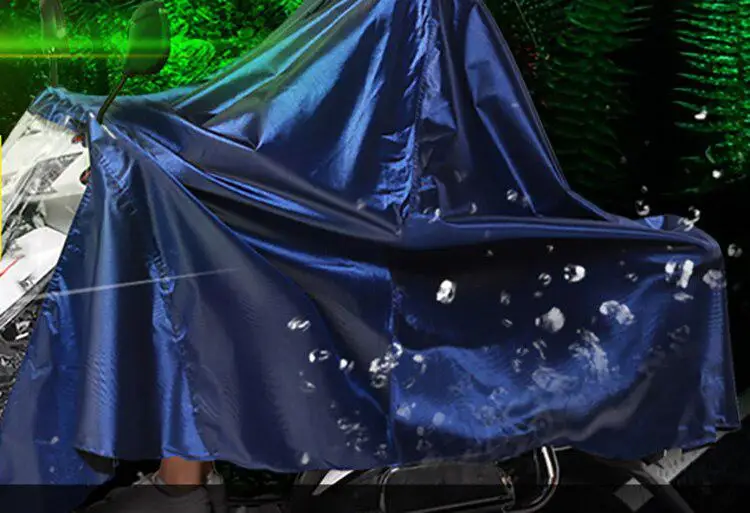 Модный мотоциклетный плащ 4XL Одноместный электрический водонепроницаемый пончо