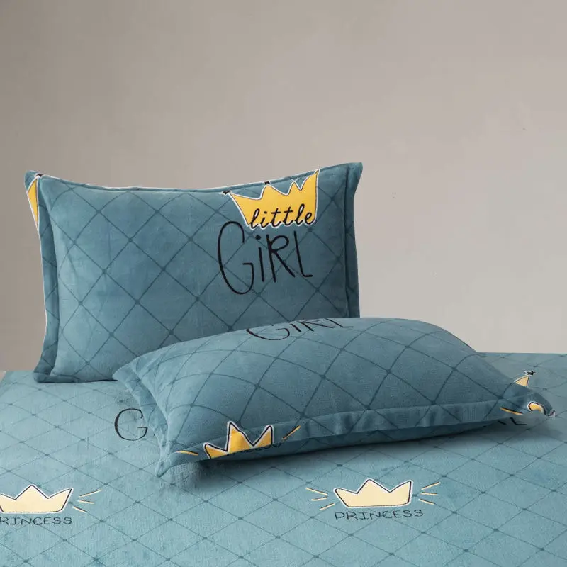 

Pillow Case Flannel Thermal Pillowcase Adult 48x74cm Velvet Thermal Pillow Case Coral Velvet Pillow Cover Designer Pillow Case