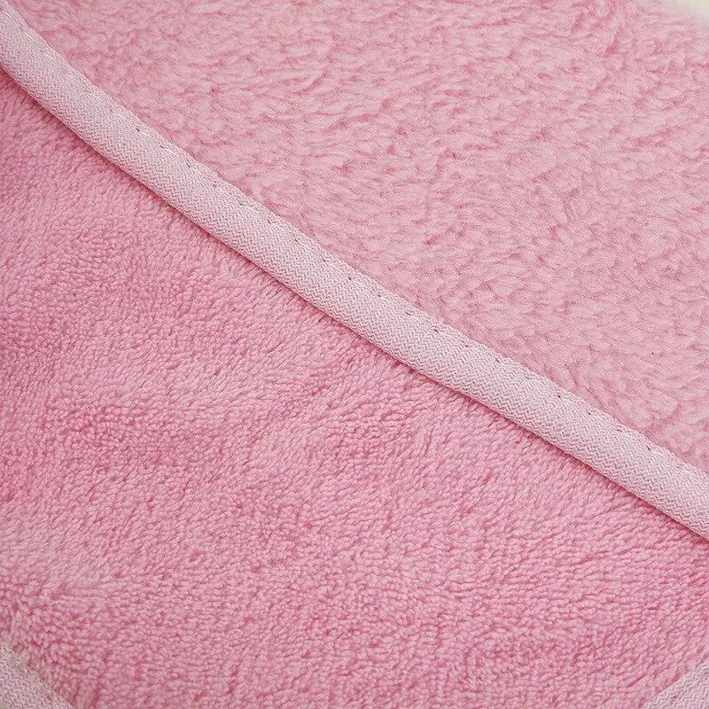 

High Quality 30*39CM Coral Velvet Flower Hand Towels Bathroom Hanging Towel Cleaning Cloth Cleaner Kitchen Absorbent Dishcloth