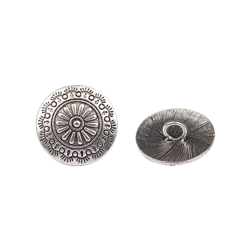 Круглые декоративные пуговицы подвески из цинкового сплава 3 шт./лот 30 мм|charm