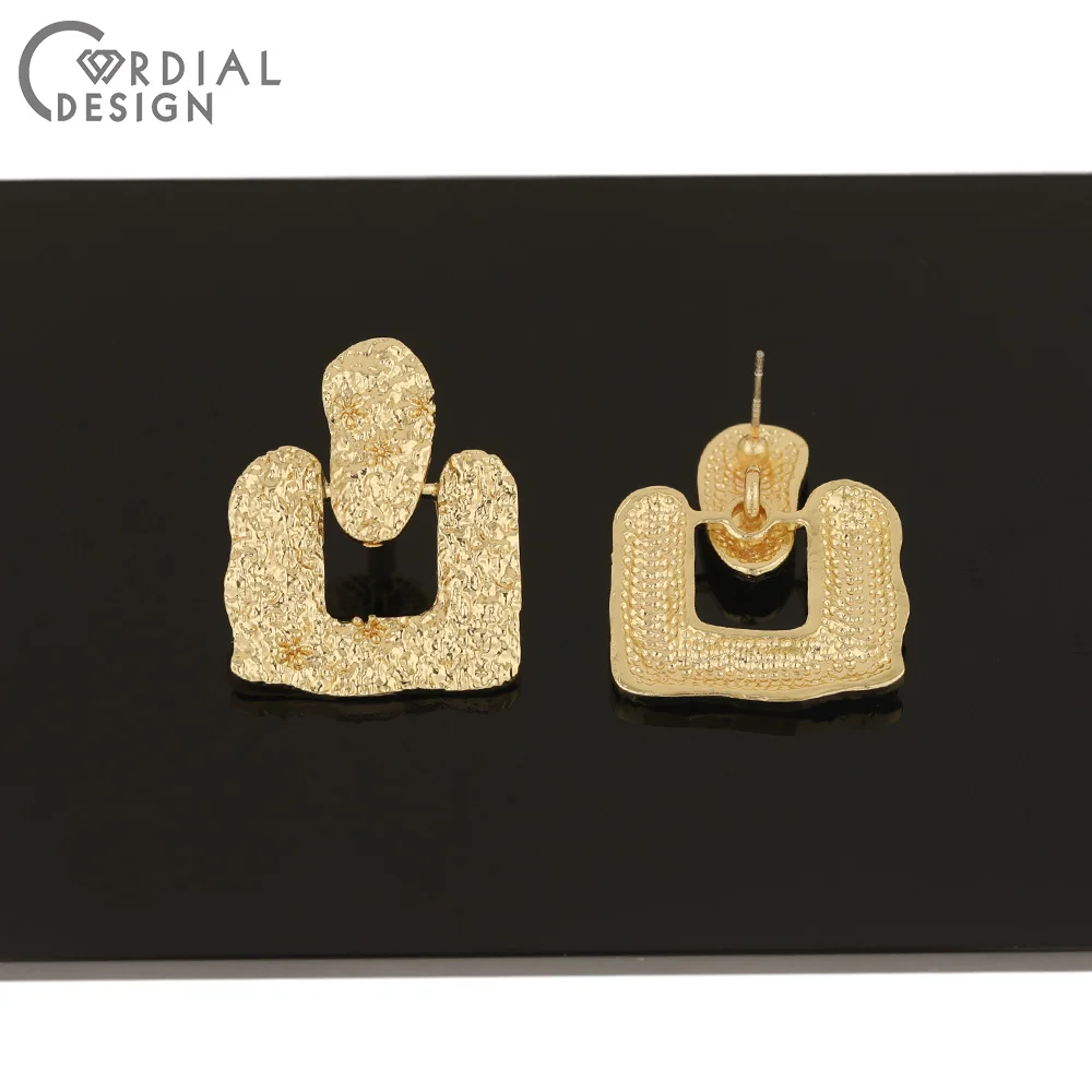 

Cordial Design 50Pcs 24*30MM Jewelry Accessories/Earrings Stud/Irregular Shape/DIY Parts/Hand Made/Jewelry Findings & Components