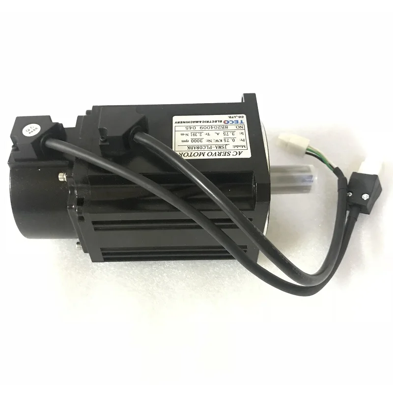 Новый и оригинальный Серводвигатель Teco 750W ac с драйвером JSMA-PLC08ABK + JSDEP-20A кабель 3m