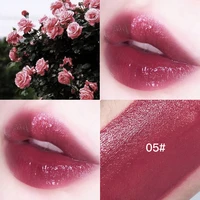 1pc beauty make up liquid lipstick lip gloss cherry red color tint lasting moisturizing non stick cup lip glaze cosmetics tslm2