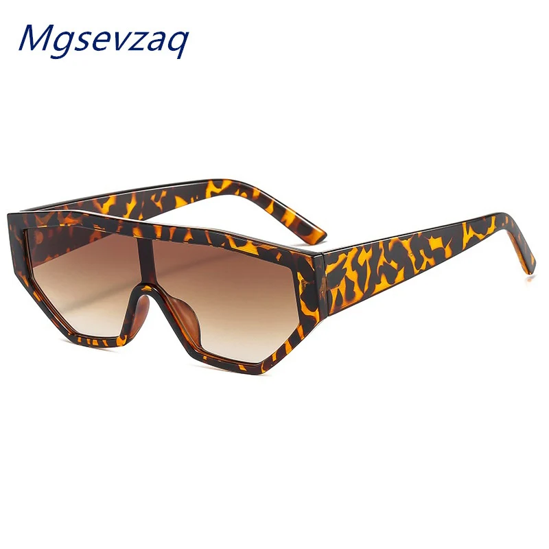 

Новинка 2021, квадратные солнцезащитные очки для женщин, солнцезащитные очки с леопардовым принтом, дизайнерские Роскошные винтажные очки, э...