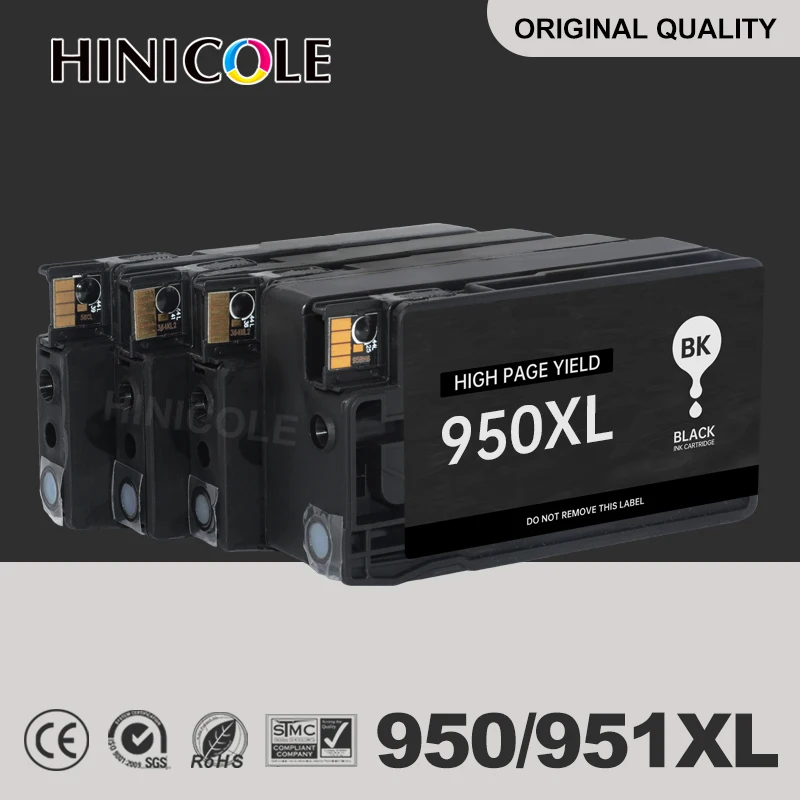 Чернильные картриджи HINICOLE совместимые с HP 950 951 XL Officejet Pro 8100 8600 8630 8640 8610 8620 8680