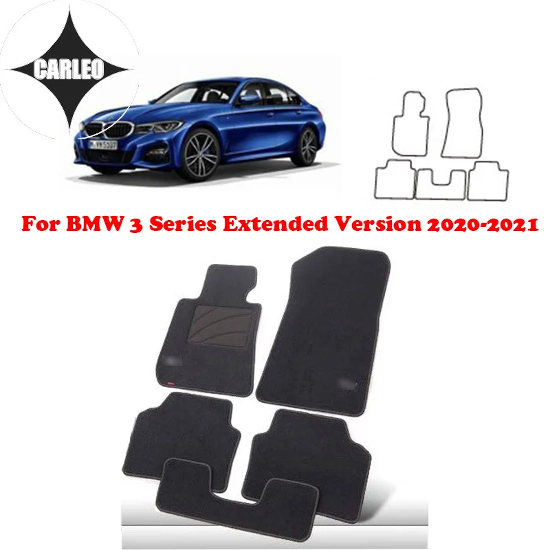 

Автомобильные коврики подходят для BMW серии 3 расширенная версия 2020 2021 замшевый ковер автомобильный выделенный материал EP разные цвета
