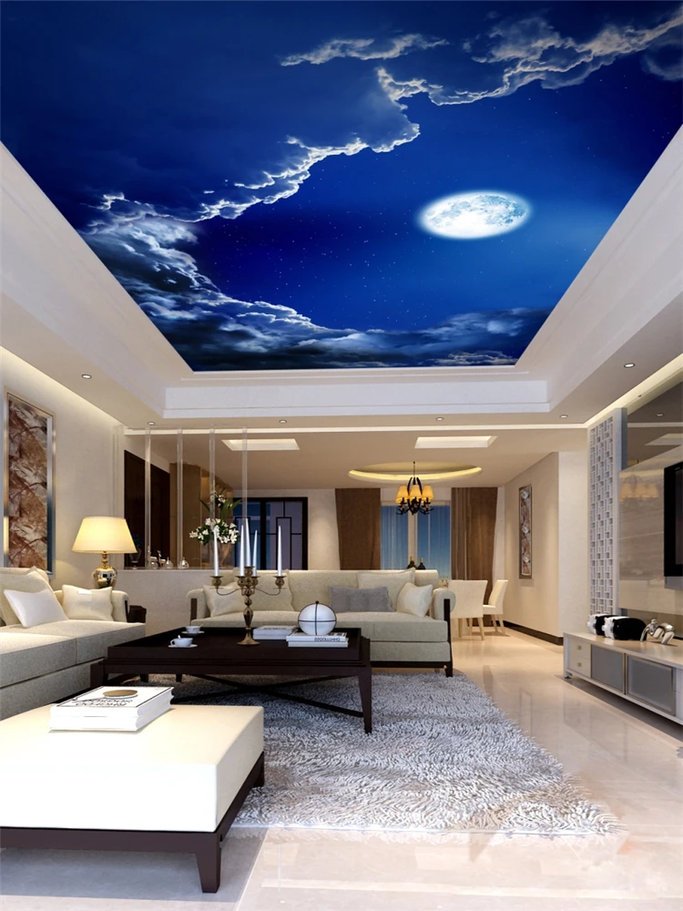 Индивидуальные большие росписи 3d картина стиль романтическое ночное небо яркая