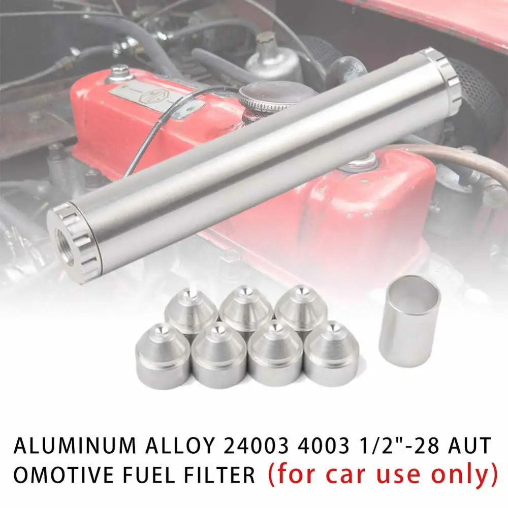 Для 1/2-28 NAPA 4003 WIX 24003 автомобильный топливный фильтр 1x6 Заготовка алюминиевый низкий профиль