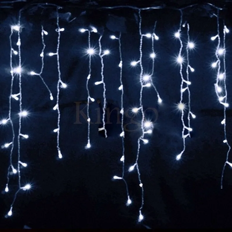 Соединяемая Гирлянда занавеска 3 5 м 96 светодиодов гирлянда сосулька