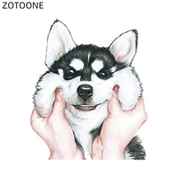 zotoone cartoon many kinds of dogs patch for clothes t shirt iron on heat transfers stickers for kids diy patches appliques o