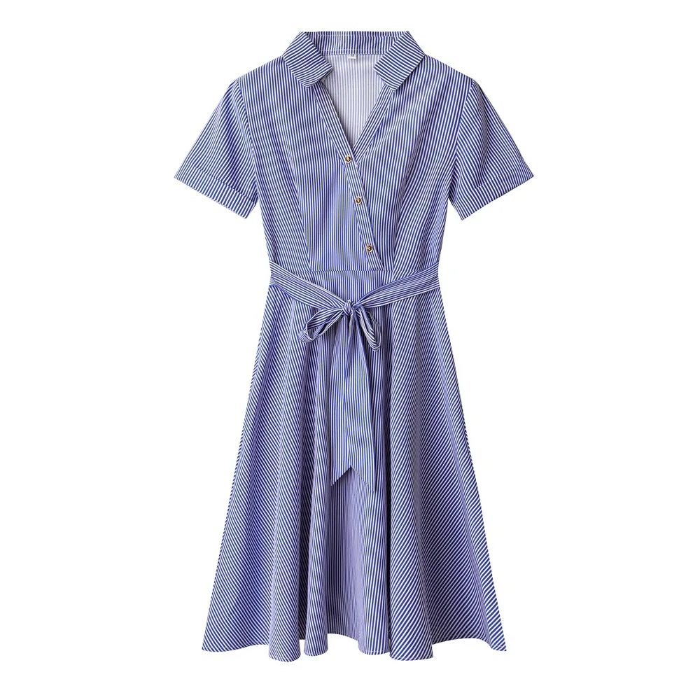 

Summer short sleeved lady dress new slimming student dress PLA325-PLA334