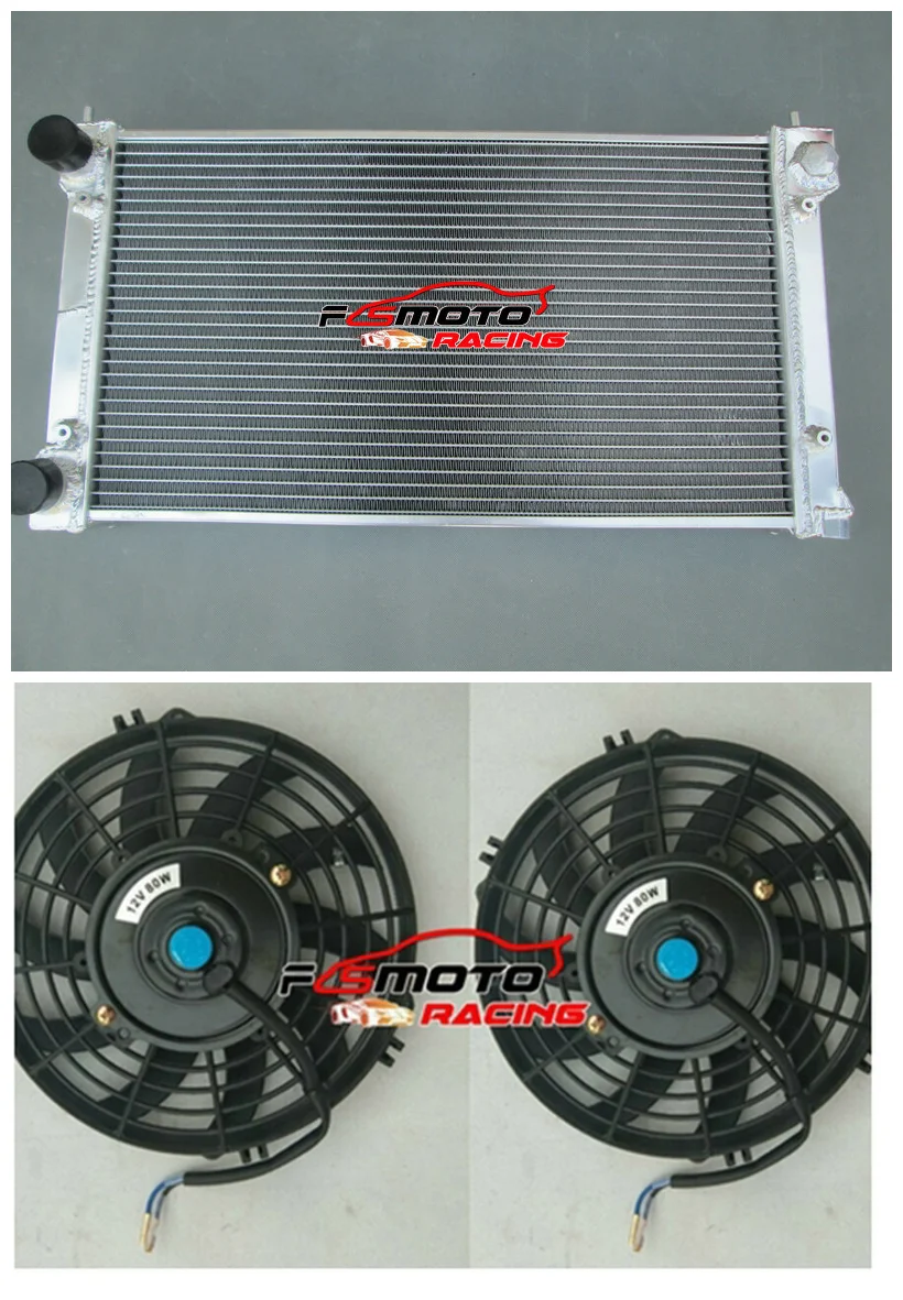 

High-quality Aluminum Alloy Radiator + Fans For VW GOLF MK1/2 GTI / SCIROCCO 1.6 1.8 8V MT Manual one year warranty