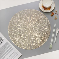 2021 newest pvc hollow insulation coaster pads table bowl mats home decor heat resistant placemat for dining table placemats