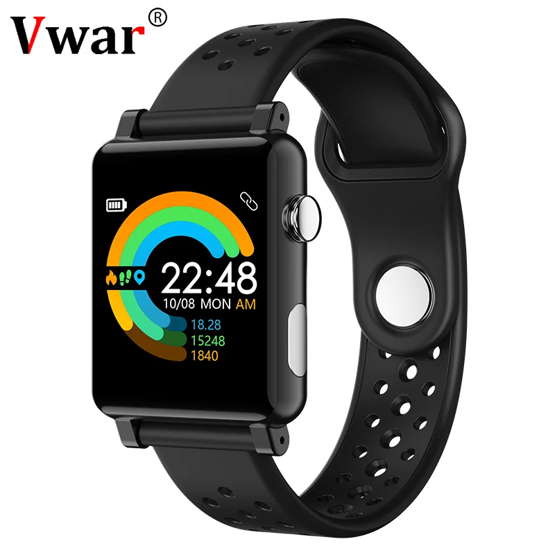 Vwar AF9 ЭКГ+ PPG Смарт-часы мониторинг сердечного ритма кровяного давления фитнес-трекер IP67 водонепроницаемый ремешок для Xiaomi Apple Phone