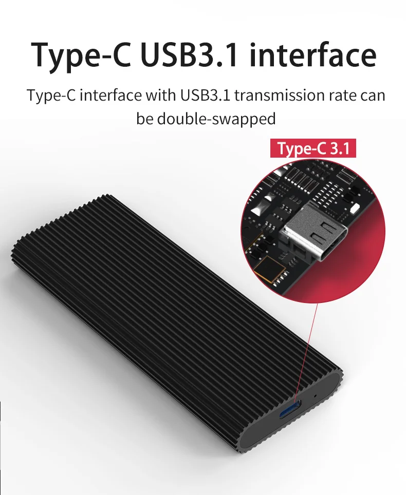 Blueendless SSD M2 PCIe NVMe/NGFF Тип C к USB 3,1 чехол 2,5 'алюминиевый внешний корпус для хранения USB жесткий диск Caddy Box