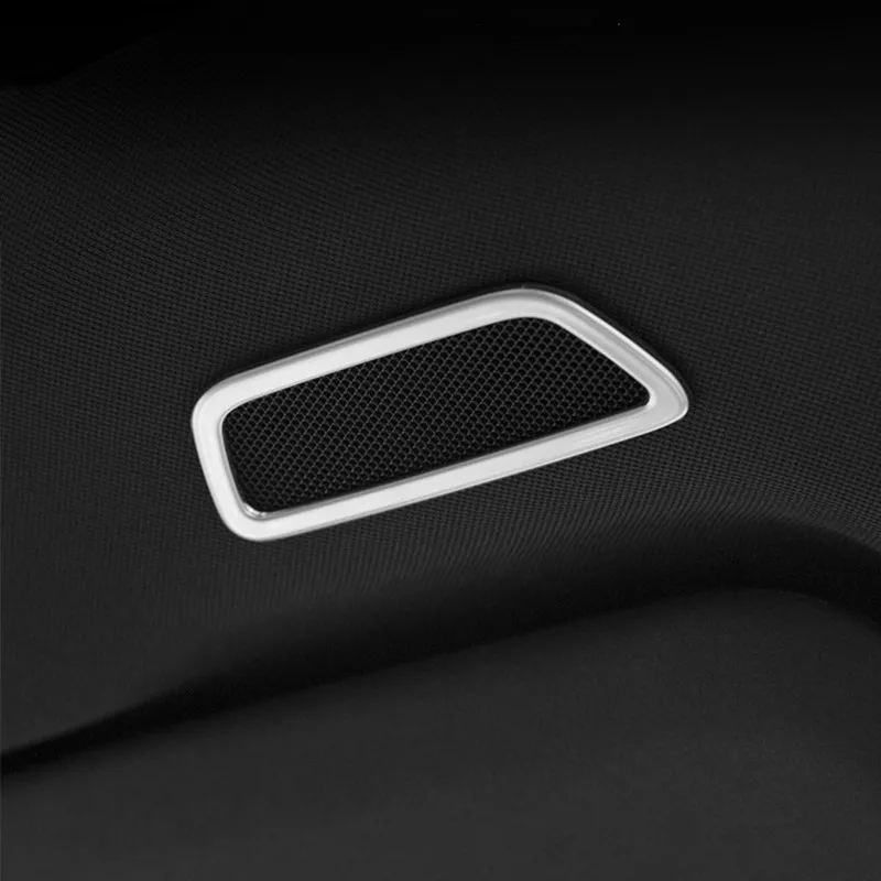 

Car Styling Roof Front Audio Speaker Frame Decoration Sticker Trim For Volvo XC60 2018-20 Rear Reading Lamp Modified Decals