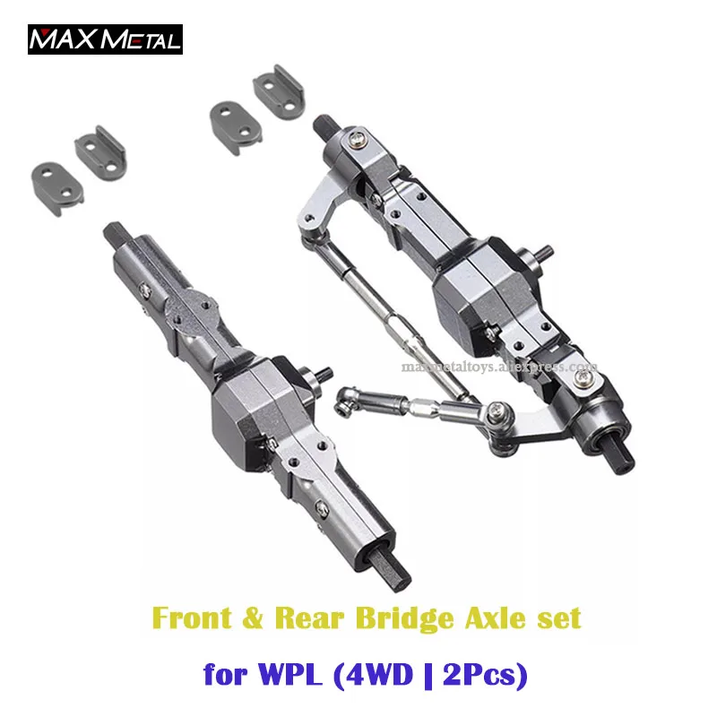 Комплект алюминиевых металлических передних центральных и задних мостовых осей