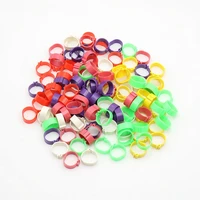 300pcs 16mm poultry foot ring chicken duck goose birds feeding supplies 6 colors