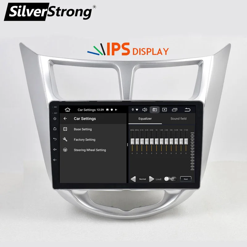 SilverStrong русский 9 дюймов ips матрица Solaris Android10.0 4G автомобильный DVD для hyundai Solaris Verna Accent 2011 до Радио RDS