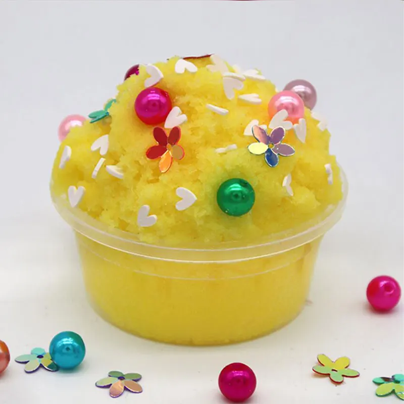 Антистрессовые игрушки красивый цвет смешивание облачной слизи шпатлевка