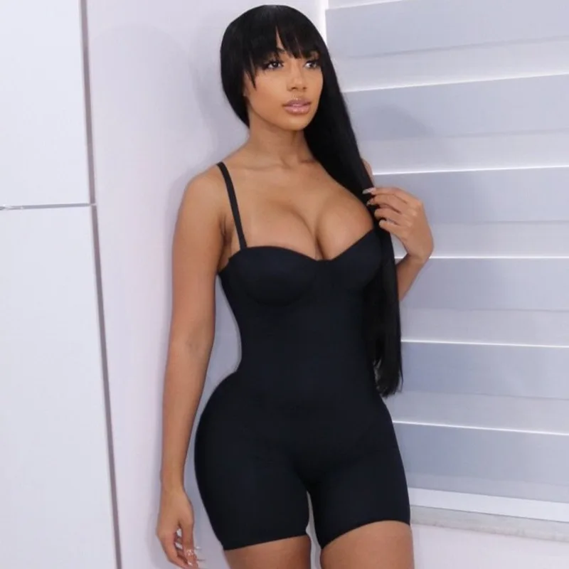 Женский комбинезон с шортами BIIKPIIK Basic Casual Straight, сплошной цвет, подтяжки, облегающий крой, сексуальное декольте, клубный стиль.