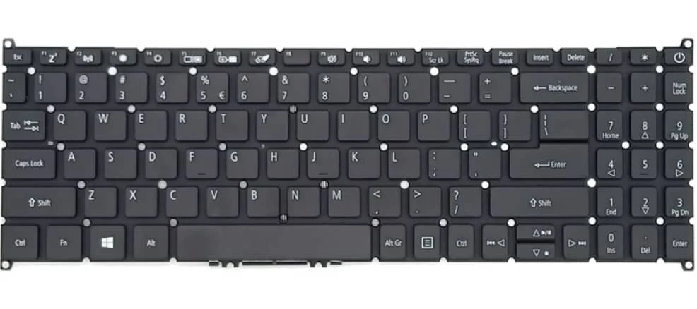 

Клавиатура для ноутбука Acer a515-54g, новая замена клавиатуры, только дизайн США