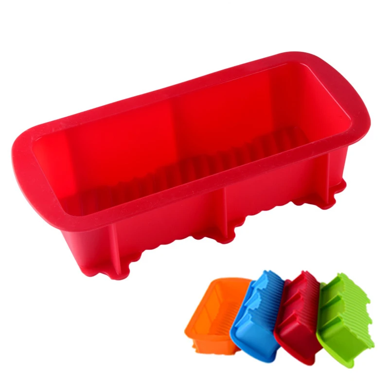 

High Temperature Resistant Non Stick Silicone Mold Cake Bread Mold Toast French Bread Loaf Pan Silicone Cake Tray Pan Bakeware