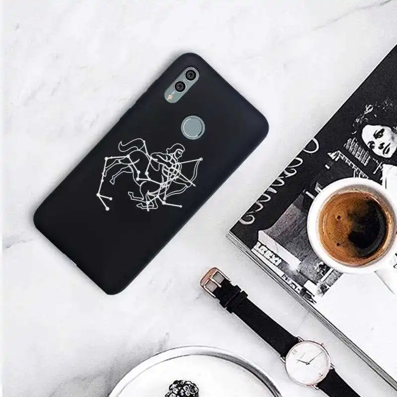 

KatyChoi Zodiacal Pattern Soft Case For Huawei Honor 10 9 8 Lite 8a 7a Phone Case Cover