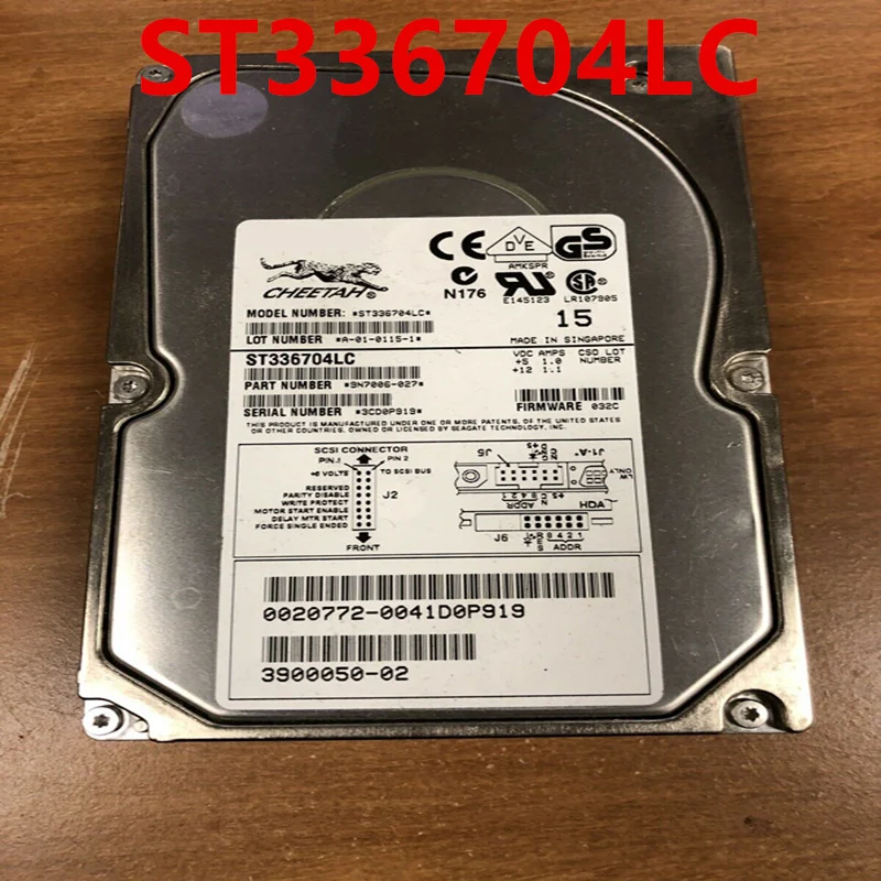 95%      Seagate 36  3, 5  8  SCSI 10000 /      ST336704LC