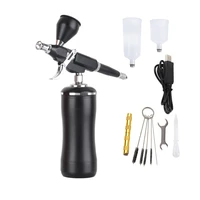 free shipping easy clean mini airbrush kit with compressor set personal oxygen spray manufacture pneumatic tool
