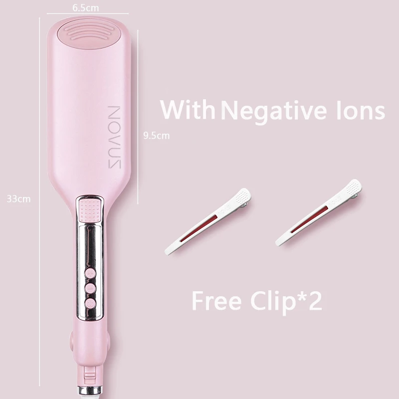 Щипцы для завивки волос MsWing керамическая плойка с двумя трубками 28 мм 2 бочонка