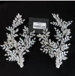 Silver One Set Новинка, стразы, серебро/золото, кристалл+ циркониевые цветы, ручная работа, ободок для волос, королевская Свадебная повязка, корона, аксессуары для женщин, ювелирное изделие - Окраска металла: Silver One Set