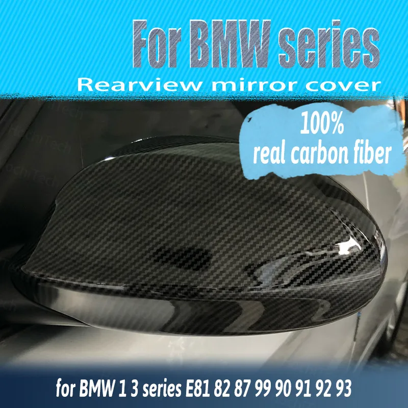 

2x Rearview Car Styling for BMW 1 3 Series E81 82 87 99 90 91 92 93 Carbon Fiber Pattern Car Side Mirror Cover Caps Accessories