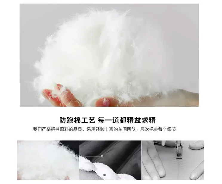 Winter new down cotton pad women fashion women two-piece cotton Raccoon Fur collar hooded thick warm jumpsuit women G1156