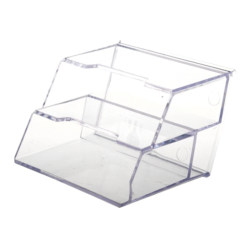 Настольный бизнес держатель для карт Стенд 2 отделения|Визитницы и картхолдеры| |