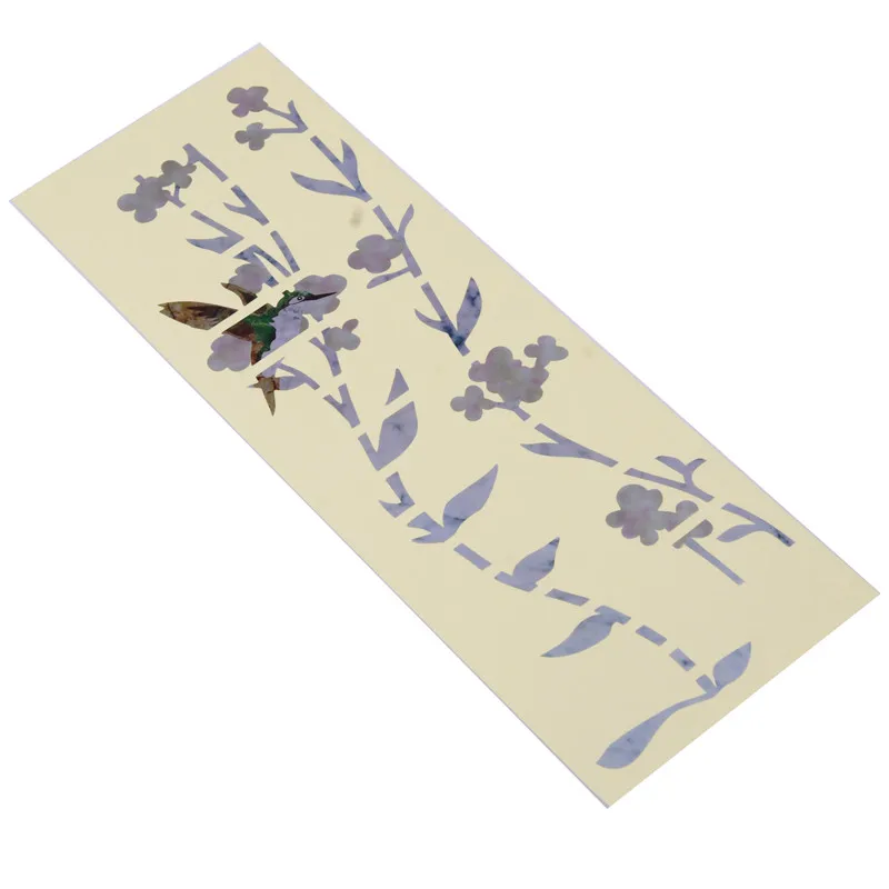 Наклейки с инкрустацией для гитары БЕЛЫЕ РАКУШКИ цветы наклейки Fretboard маркеры и