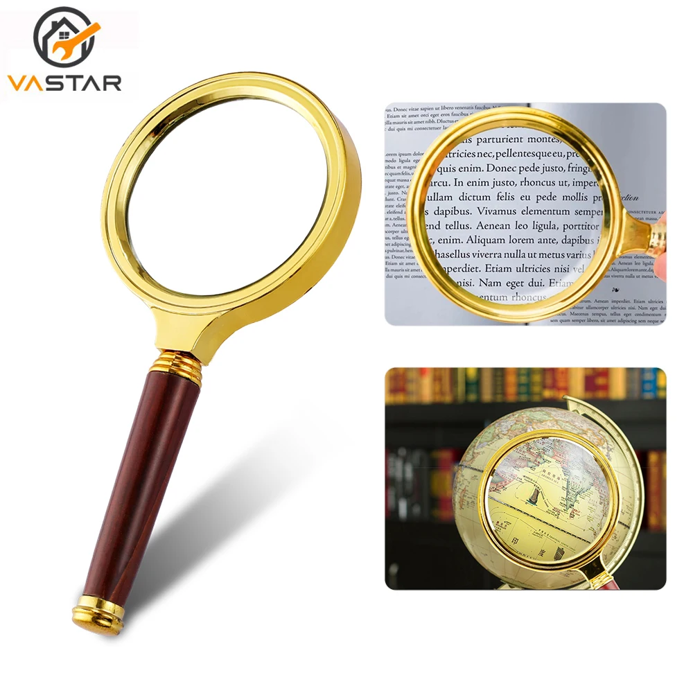 Складная ручная мини-Лупа 10X карманный микроскоп увеличительное стекло для