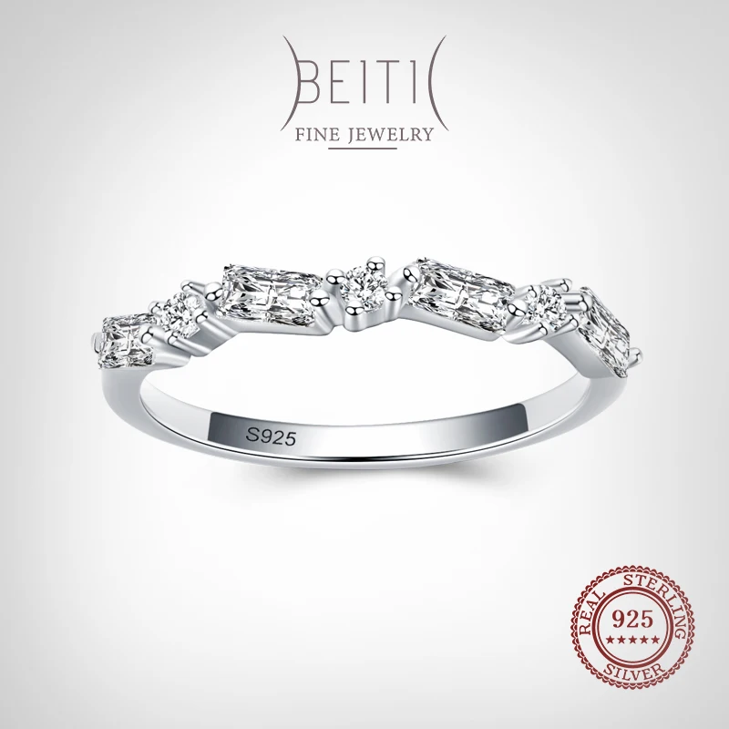 

Кольцо женское из серебра 925 пробы с прозрачным цирконием, 2021