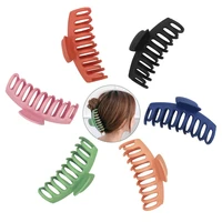 1 pcs big hair claw clips 4 3 inch large hair clips nonslip large claw hair clips jaw for women girls thick hair 6 colors