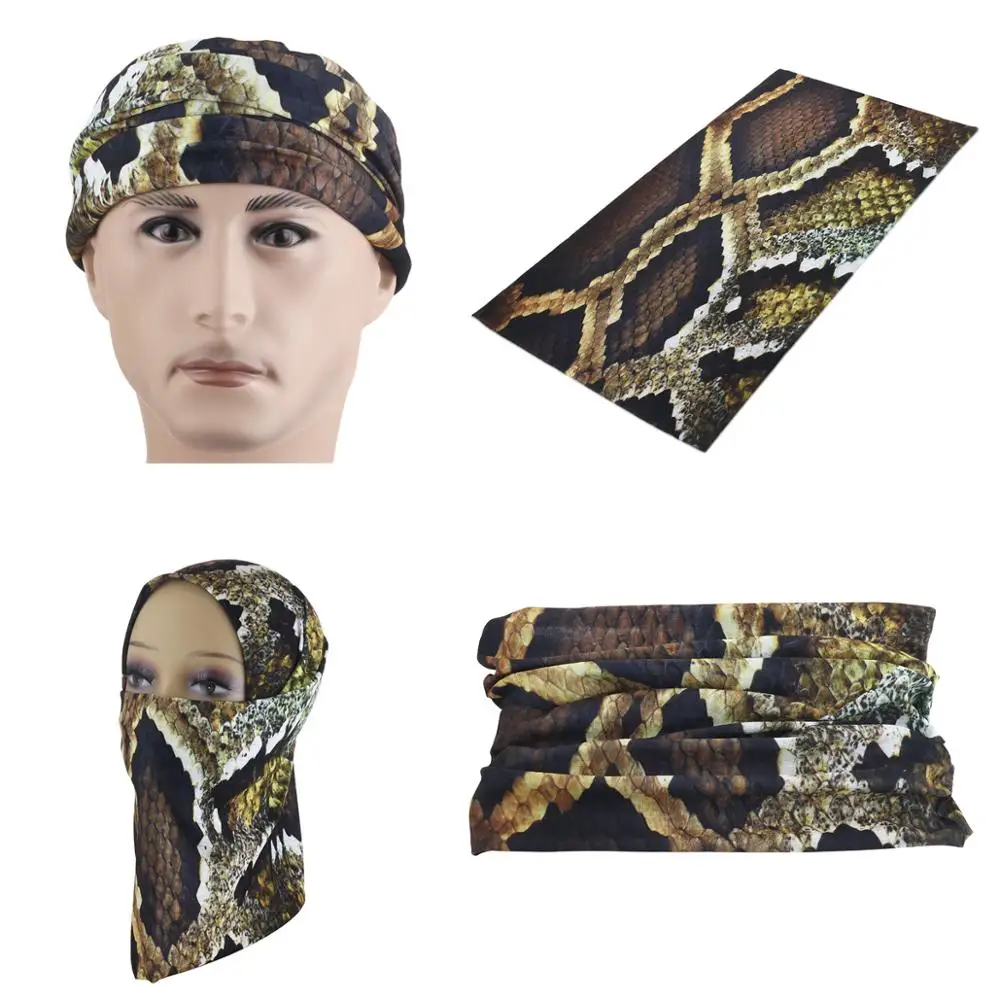 Крутой питон шаблон Спортивная бандана Cheveux для мужчин на открытом воздухе езда
