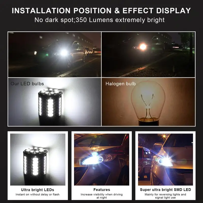 Светодиодный светильник T10 501 194 W5W SMD 39 2 шт. светодиодный для салона|Абажуры| |