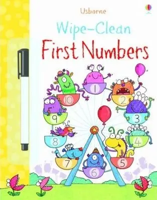 

Usborne Wipe clean First Numbers Original English Popular Colouring Story Activity Picture Baby Books