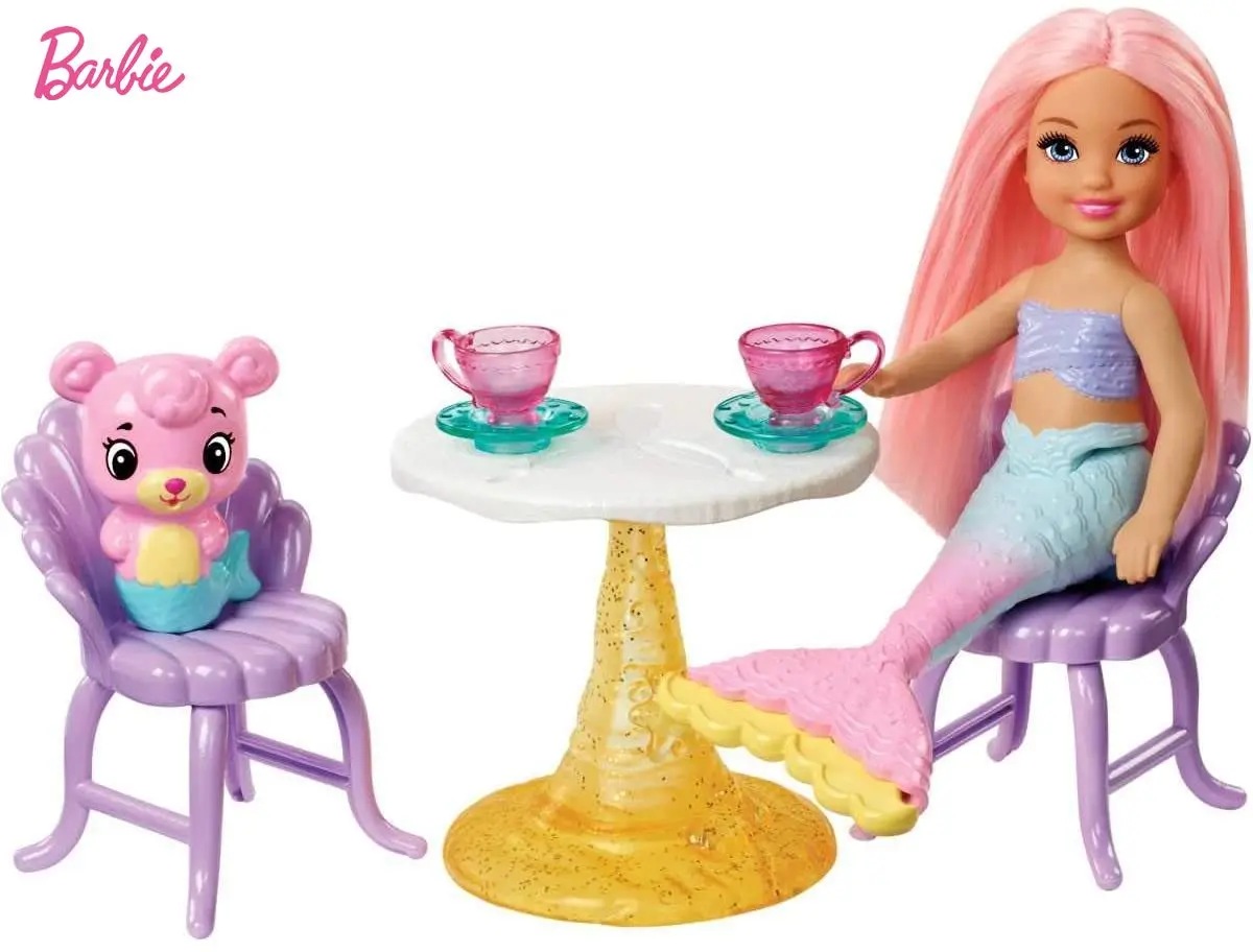 Кукла Барби Dreamtopia игровая площадка русалка игрушечный набор мербер фигурка