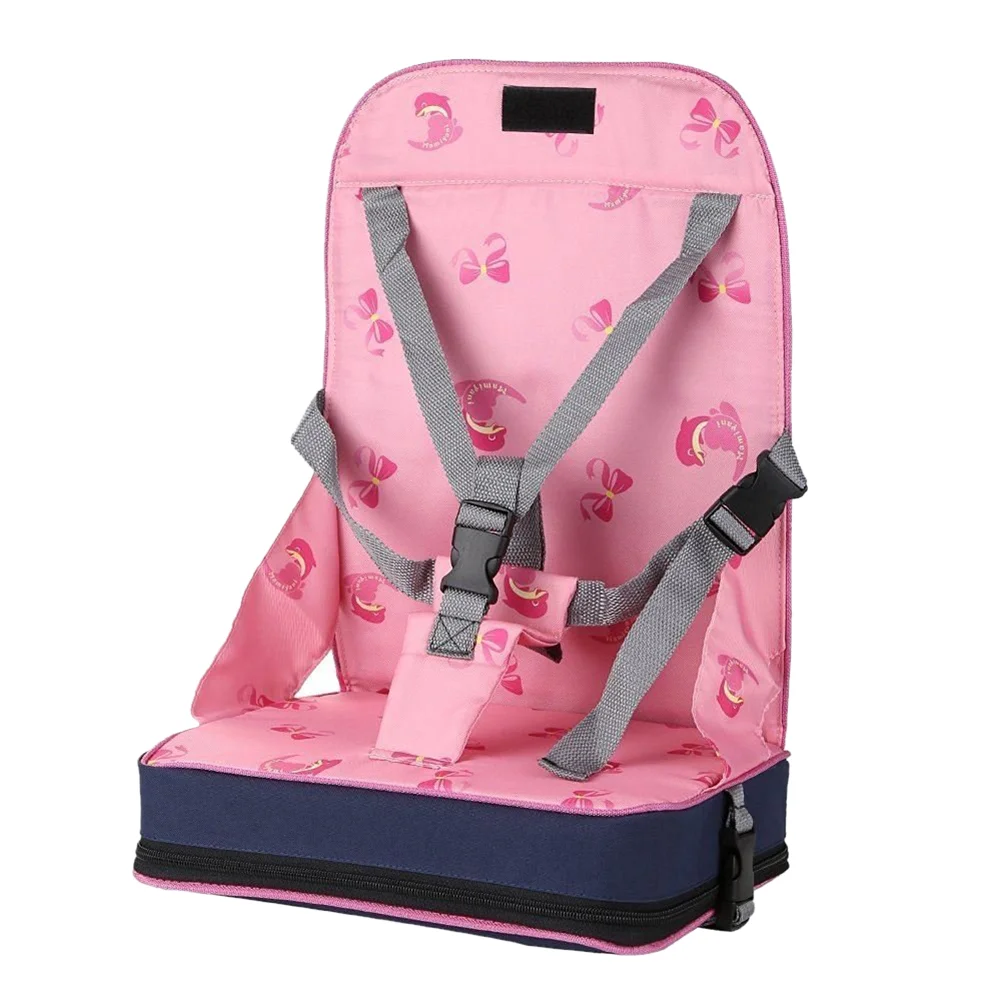 

Folding Portable Baby Chair Booster Seats Adjustable Quick Release )