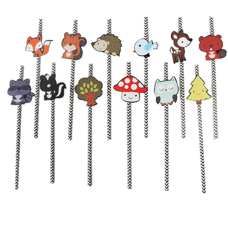 Игр тема джунгли вечерние Декор питания набор одноразовой посуды лесных