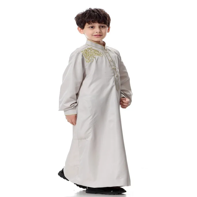 Muslim Arabian boy robe islamic children abaya children islamic clothing arabic clothes for men dubai abaya muslim clothing