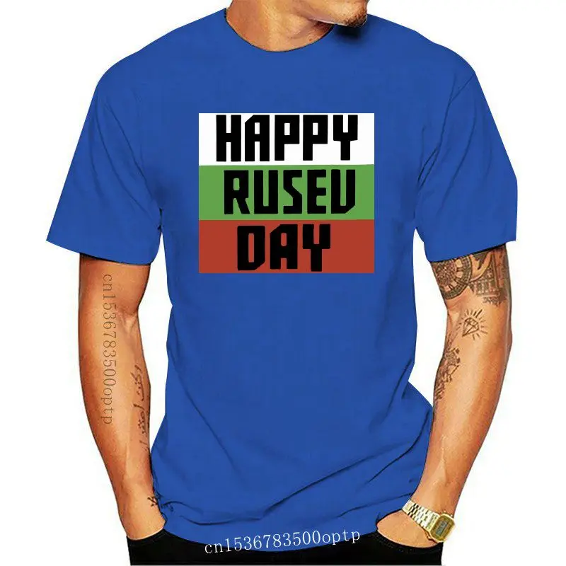 

Новинка, Футболка Happy Rusev Day-Jerzees, модная футболка с короткими рукавами 2021, мужская одежда