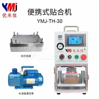ymj oca laminating machine for iphone for samsung edge lcd vacuum automatic laminating no bubble